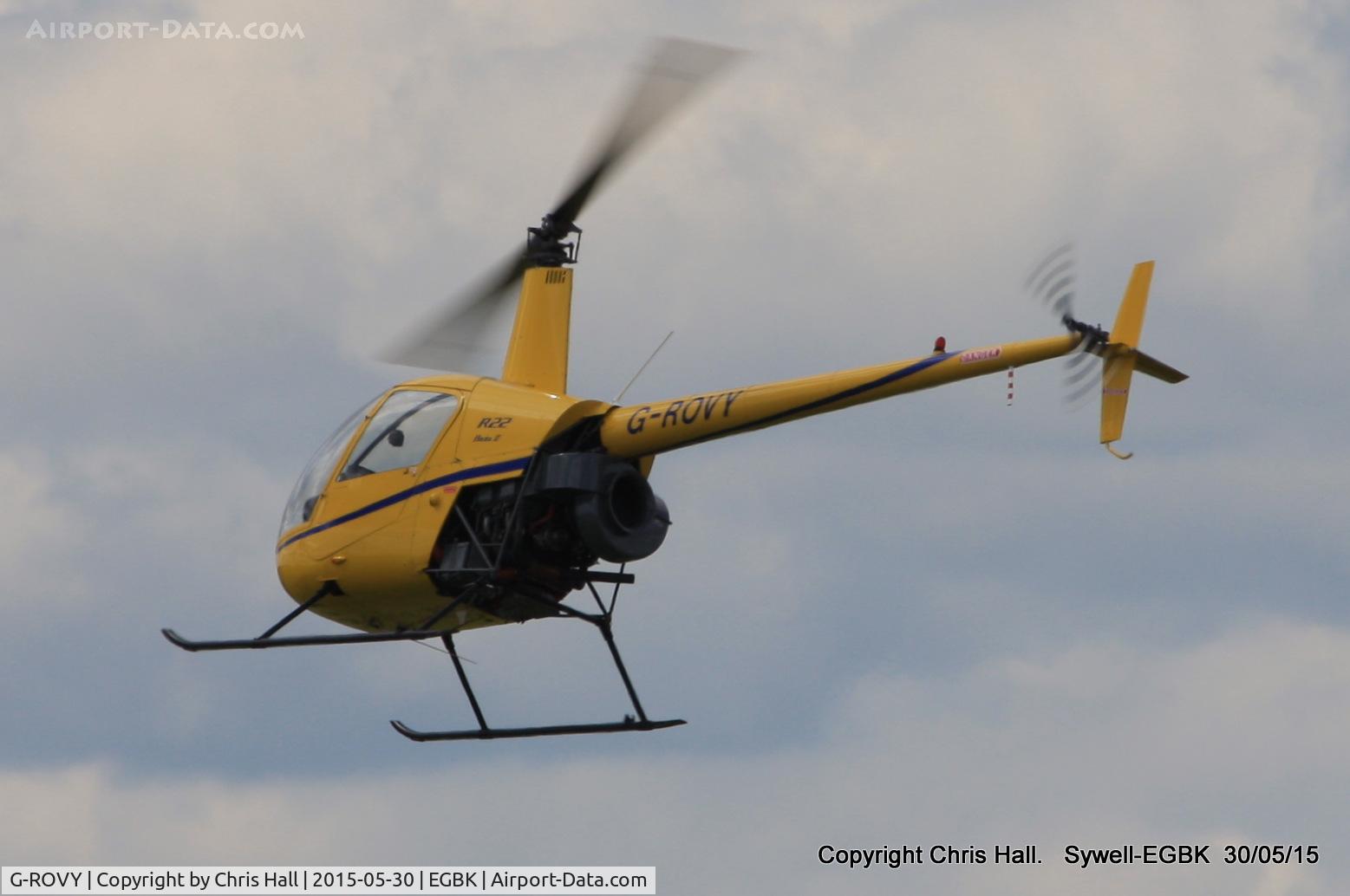 G-ROVY, 1999 Robinson R22 Beta C/N 2957, at Aeroexpo 2015
