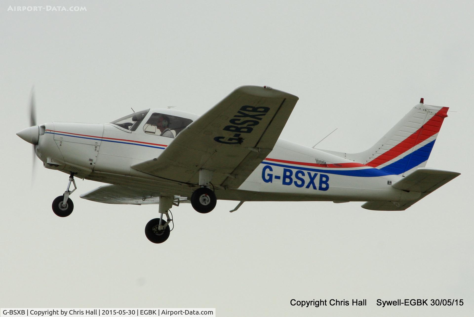 G-BSXB, 1984 Piper PA-28-161 Cherokee Warrior II C/N 28-8416125, at Aeroexpo 2015