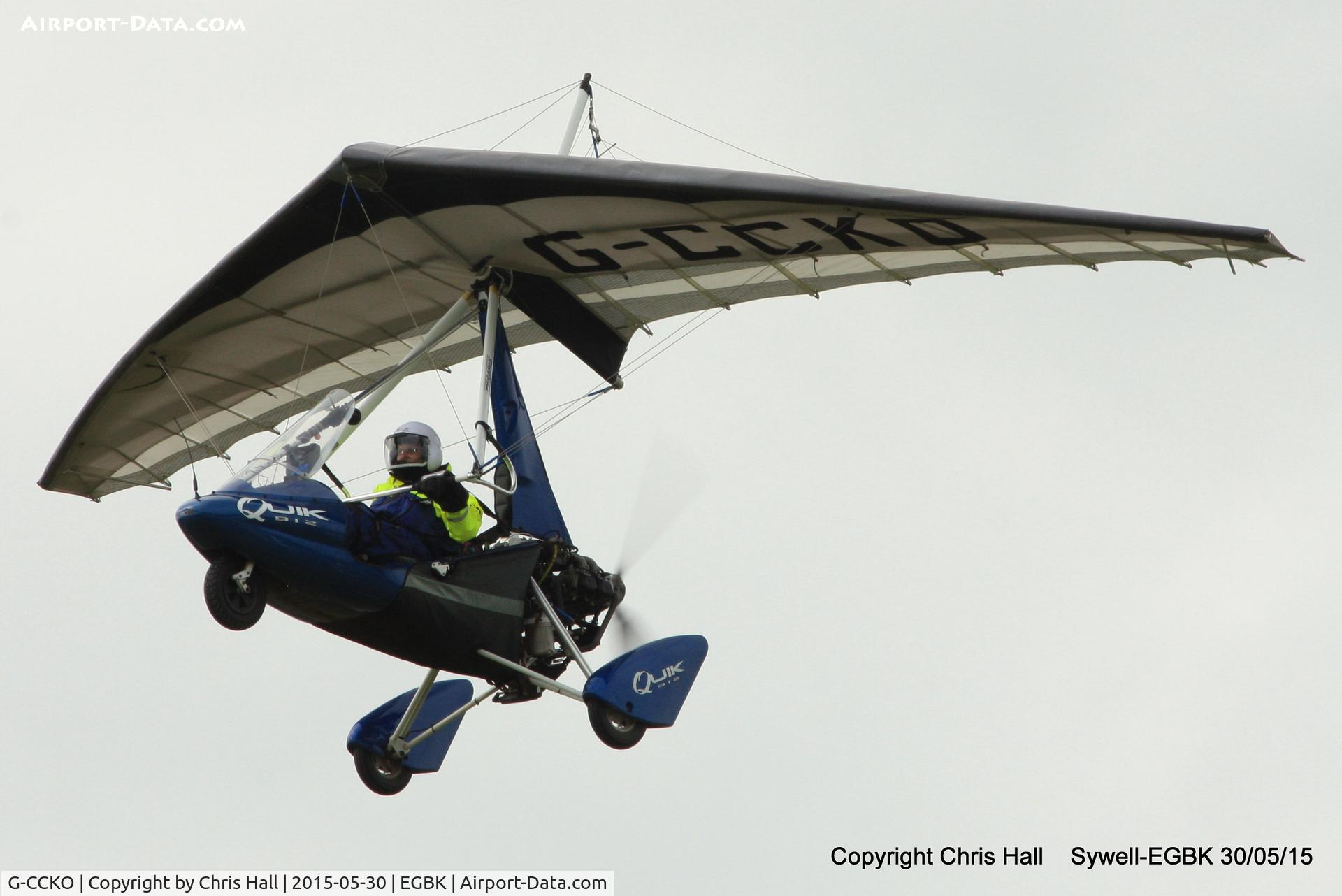 G-CCKO, 2003 Mainair Pegasus Quik C/N 7982, at Aeroexpo 2015