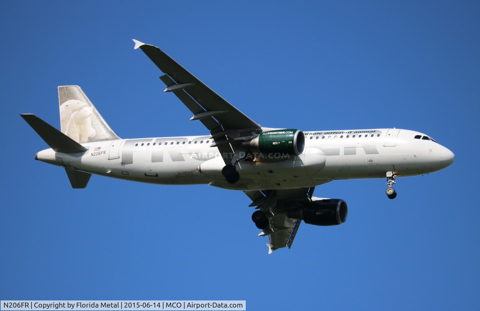 N206FR, 2010 Airbus A320-214 C/N 4272, Frontier