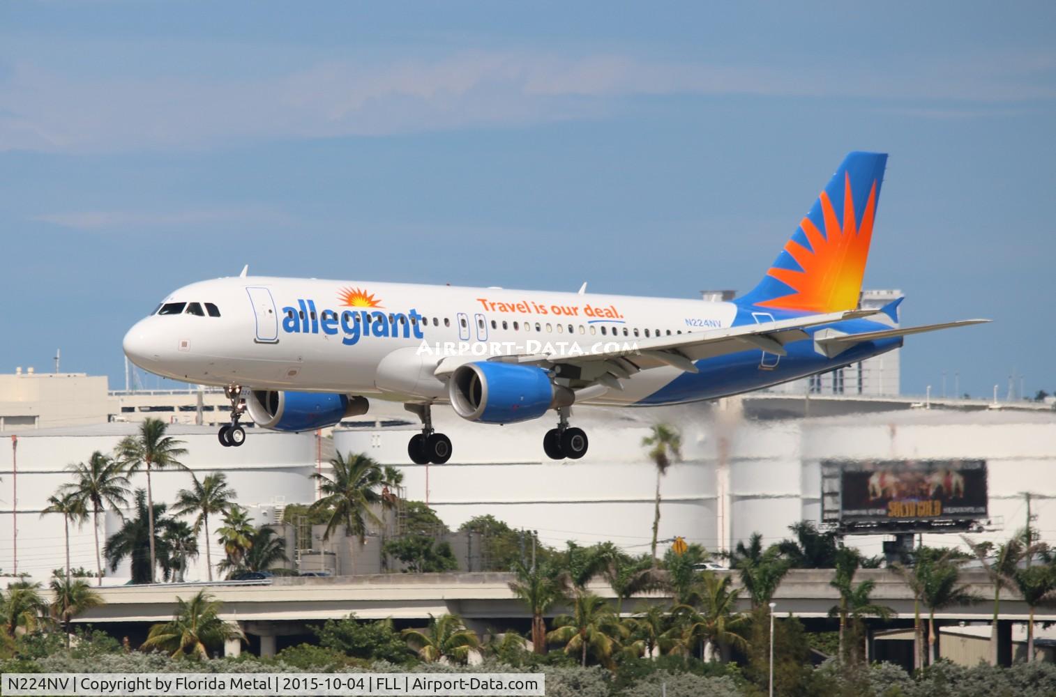 N224NV, Airbus A320-214 C/N 1694, Allegiant