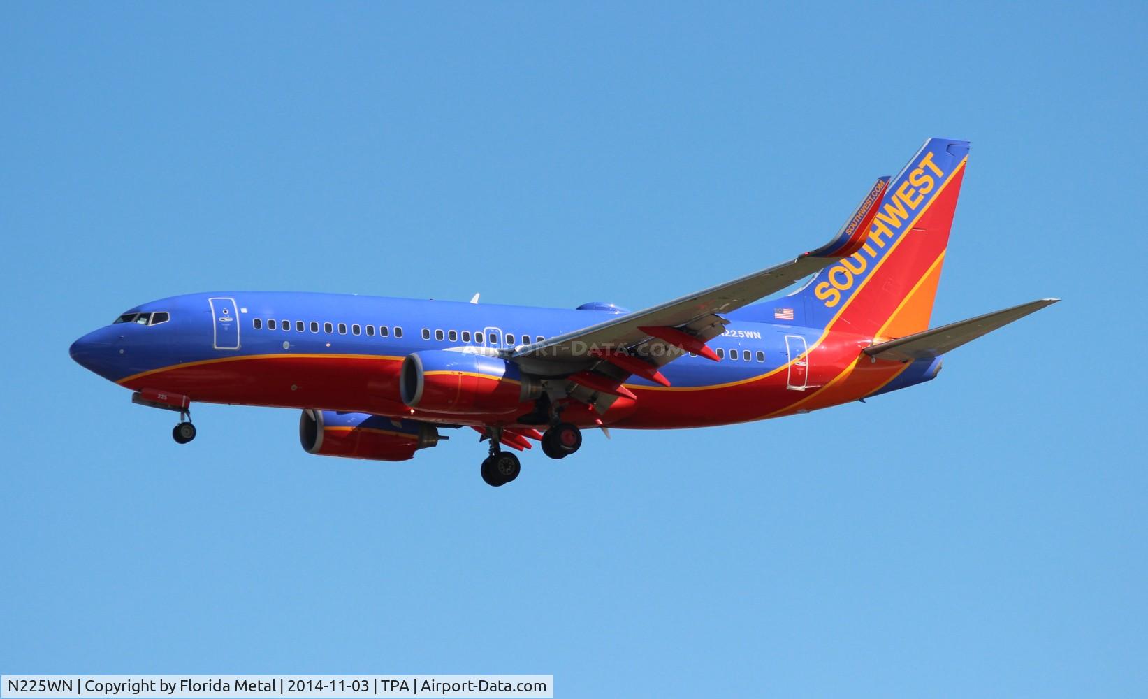 N225WN, 2005 Boeing 737-7H4 C/N 34333, Southwest