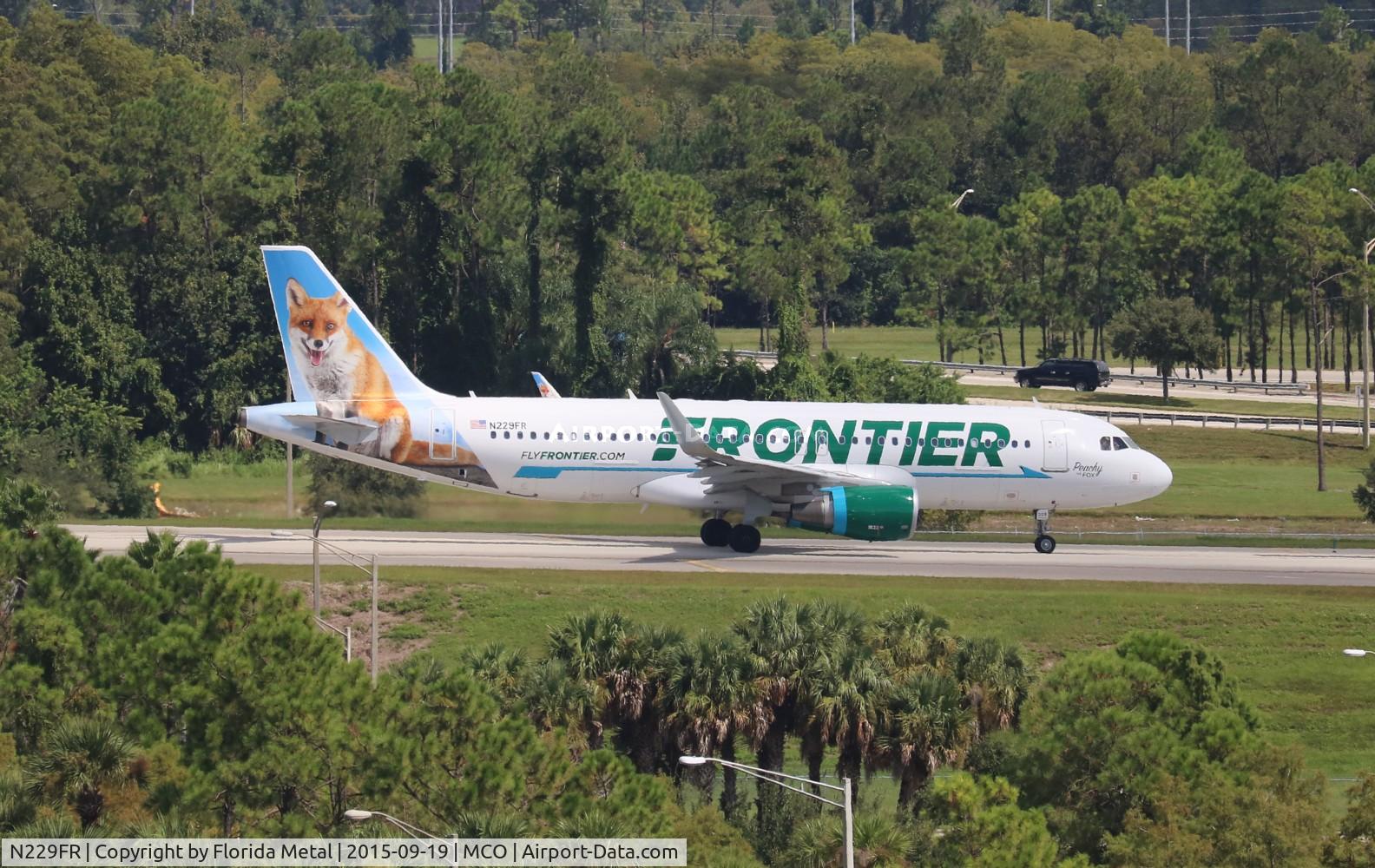 N229FR, 2013 Airbus A320-214 C/N 5581, Peachy the Fox