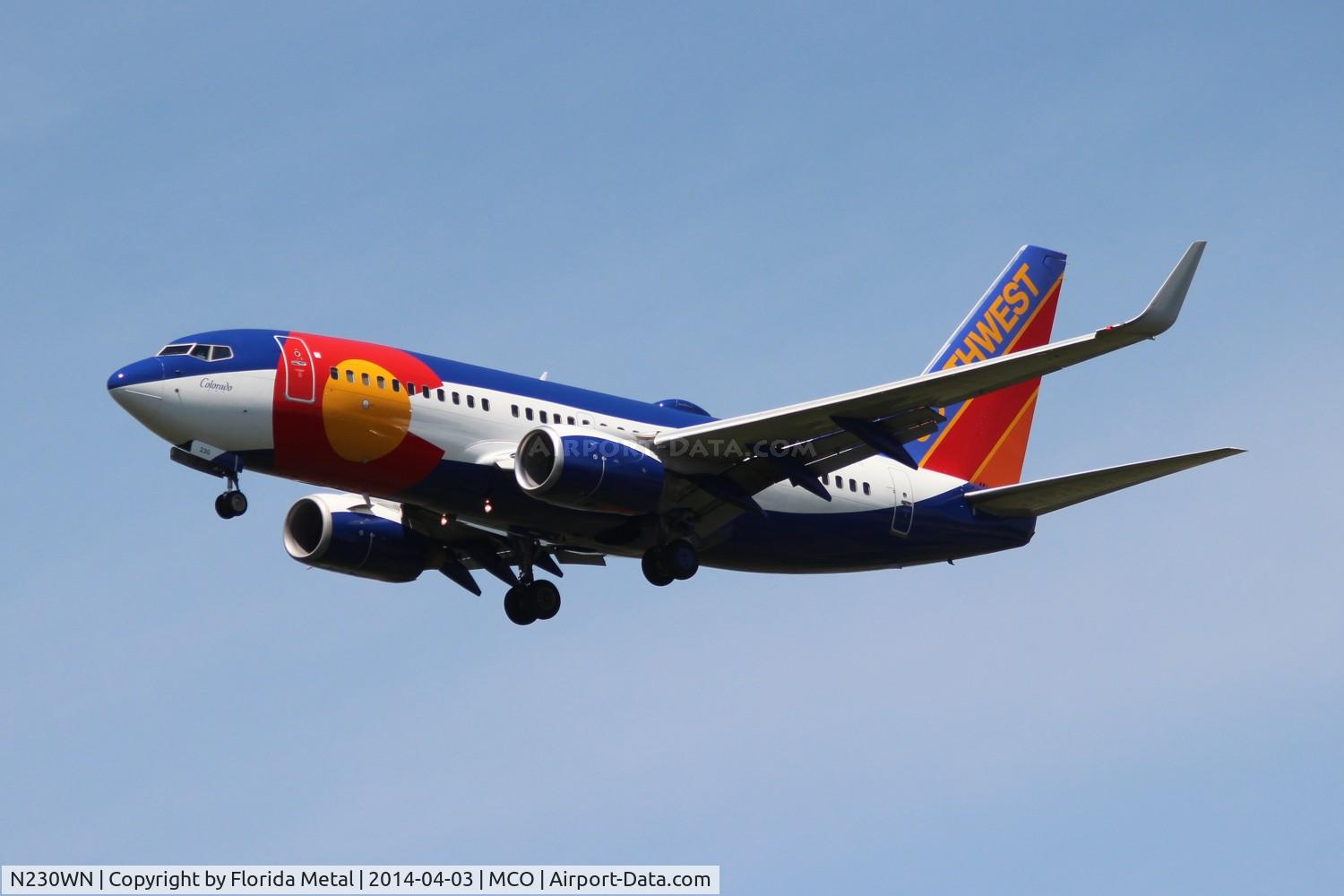 N230WN, 2006 Boeing 737-7H4 C/N 34592, Colorado One