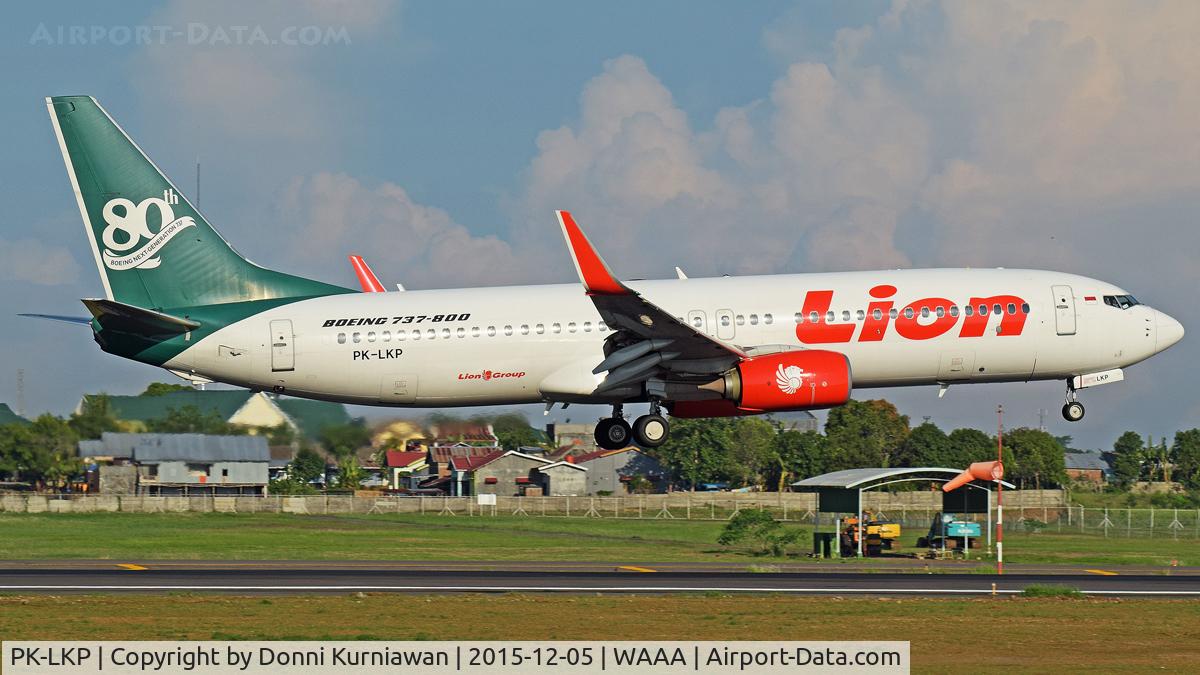 PK-LKP, 2013 Boeing 737-8GP C/N 38685, Boeing 80th Livery
