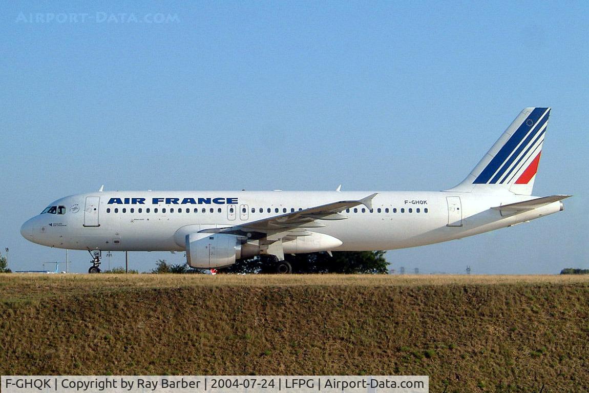 F-GHQK, 1991 Airbus A320-211 C/N 0236, Airbus A320-211 [0236] (Air France) Paris-Charles De Gaulle~F 24/07/2004