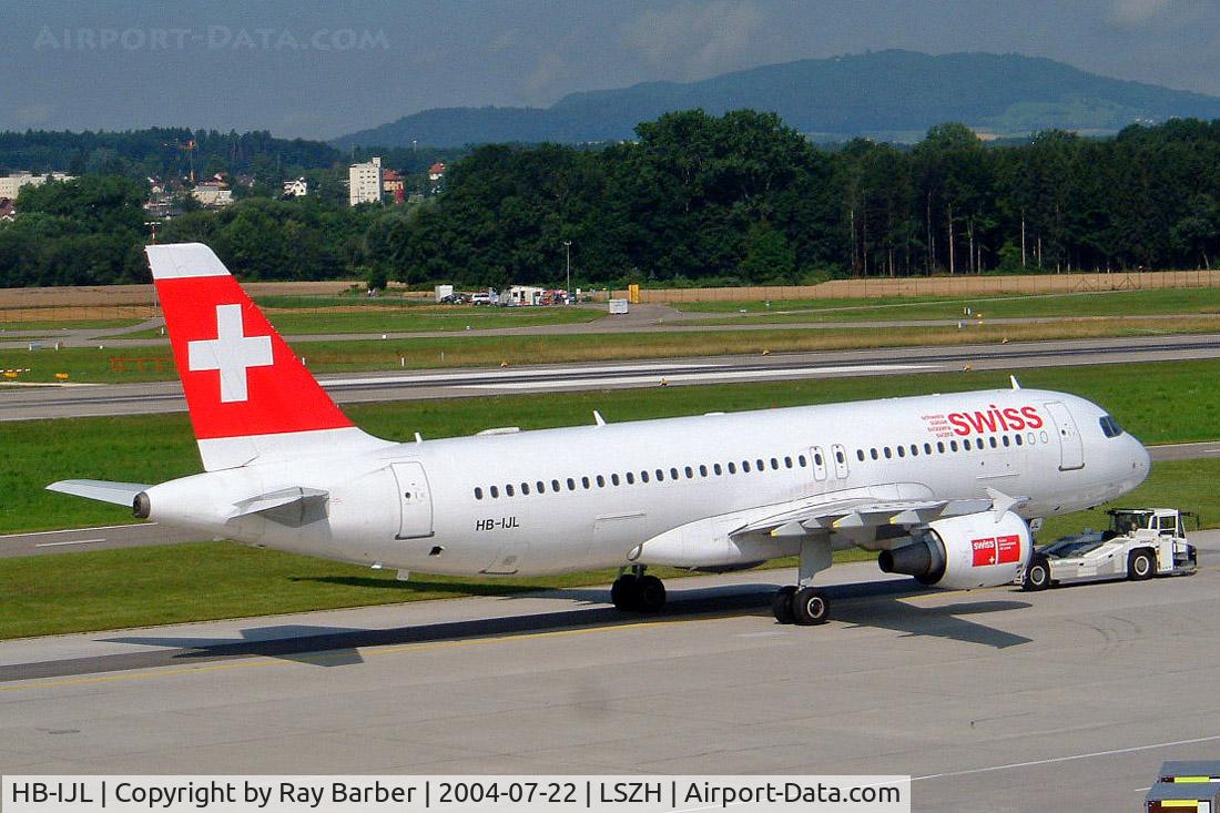 HB-IJL, 1996 Airbus A320-214 C/N 603, Airbus A320-214 [0603] (Swiss International Air Lines) Zurich~HB 22/07/2004