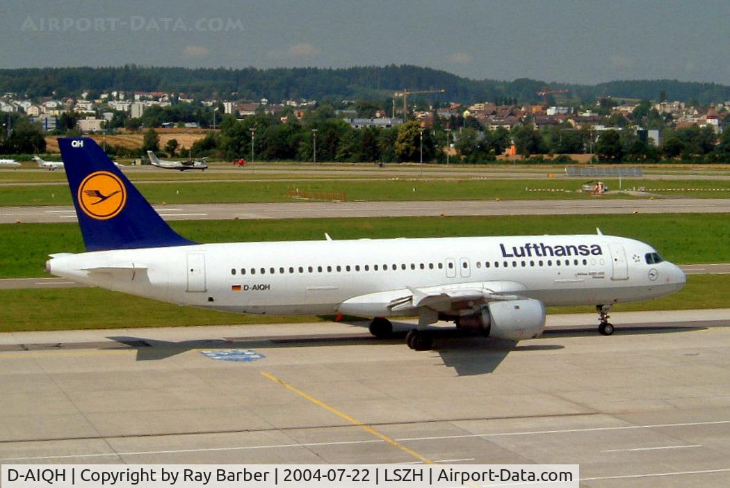 D-AIQH, 1991 Airbus A320-211 C/N 217, Airbus A320-211 [0217] (Lufthansa) Zurich~HB 22/07/2004