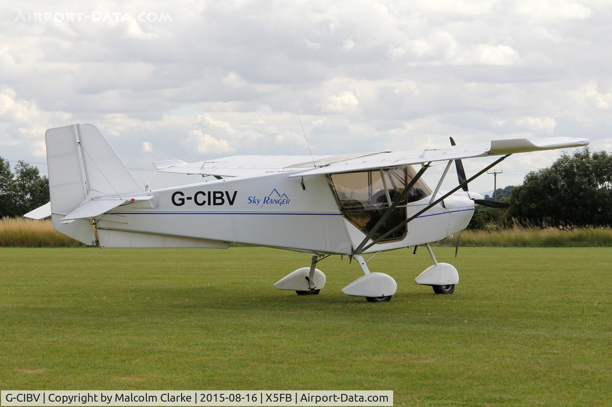 G-CIBV, 2013 Skyranger Swift 912S(1) C/N BMAA/HB/640, Skyranger Swift 912S(1), Fishburn Airfield, August 16th 2015.