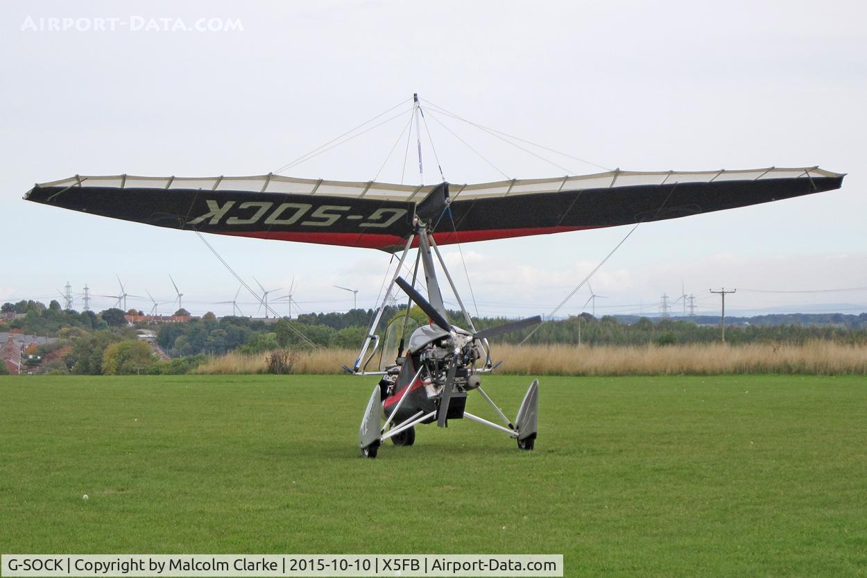 G-SOCK, 2004 Mainair Pegasus Quik C/N 8041, Mainair Pegasus Quik at Fishburn Airfield, October 10th 2015.