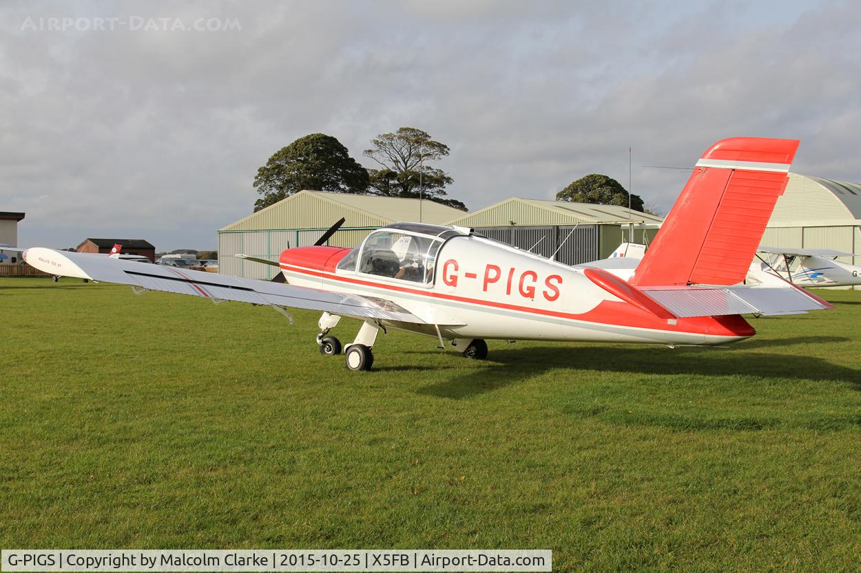 G-PIGS, 1976 Socata Rallye 150ST C/N 2696, Socata Rallye 150ST, Fishburn Airfield, October 25th 2015.