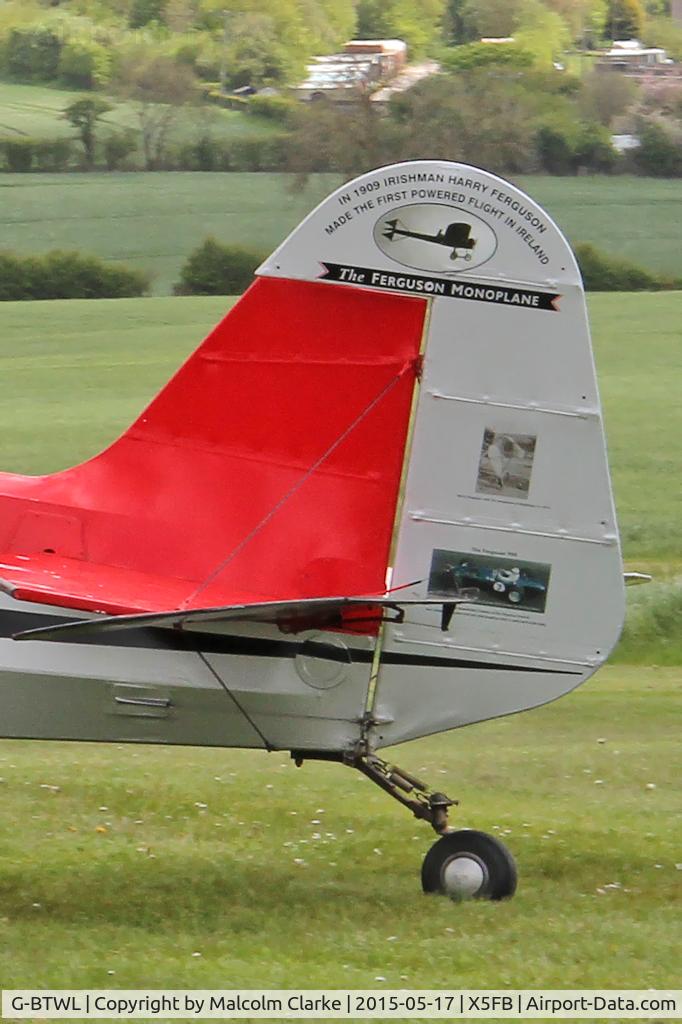G-BTWL, 1992 Wag-Aero Sport Trainer C/N PFA 108-10893, Wag-Aero Sport Trainer at Fishburn Airfield, May 17th 2015.