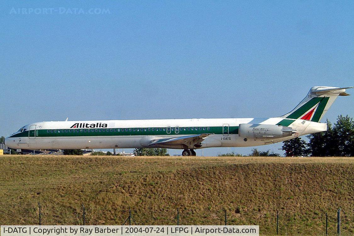 I-DATG, 1994 McDonnell Douglas MD-82 (DC-9-82) C/N 53225, McDonnell-Douglas DC-9-82 [53225] (Alitalia) Paris-Charles De Gaulle~F 24/07/2004