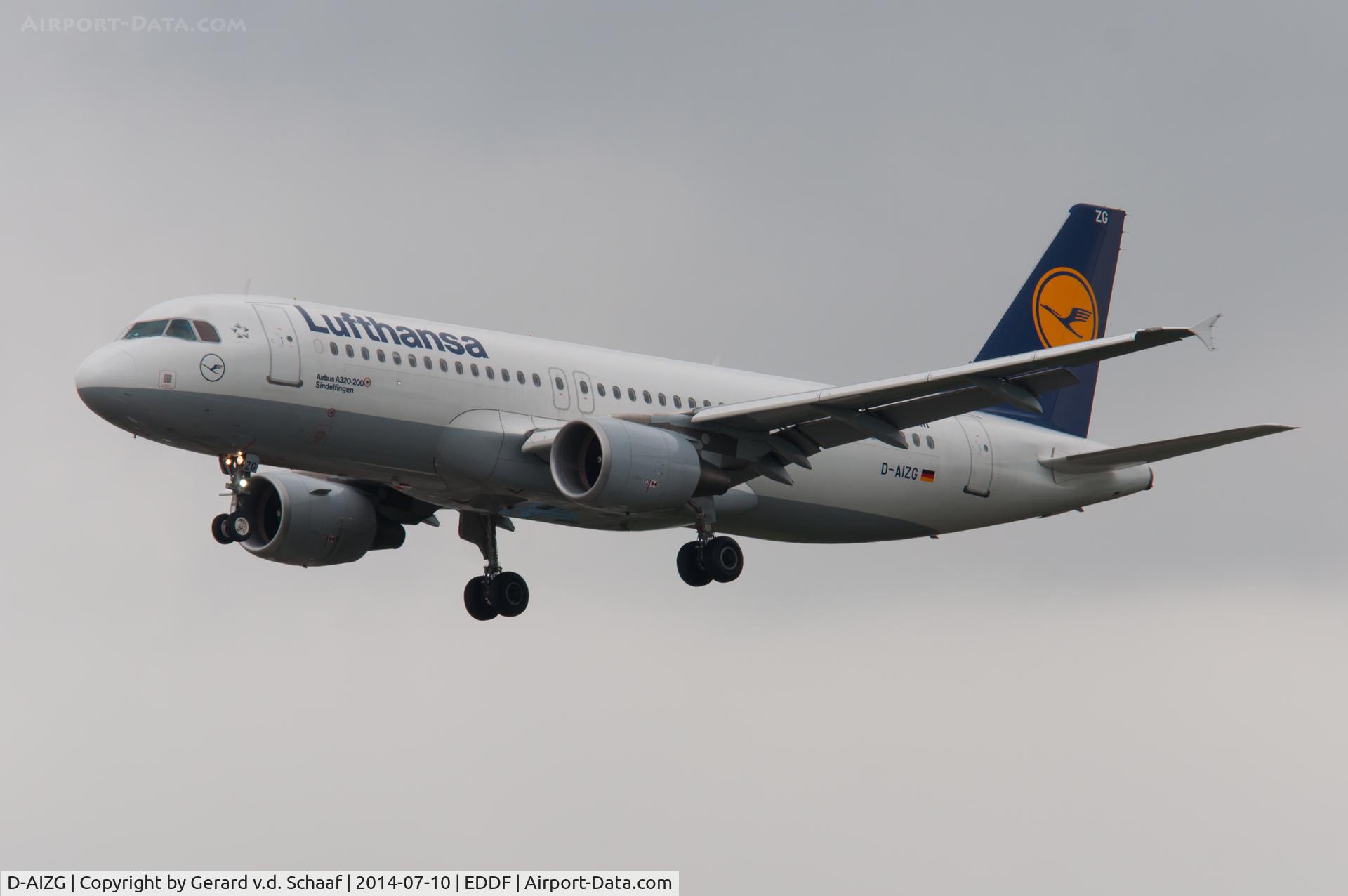 D-AIZG, 2010 Airbus A320-214 C/N 4324, Frankfurt, July 2014