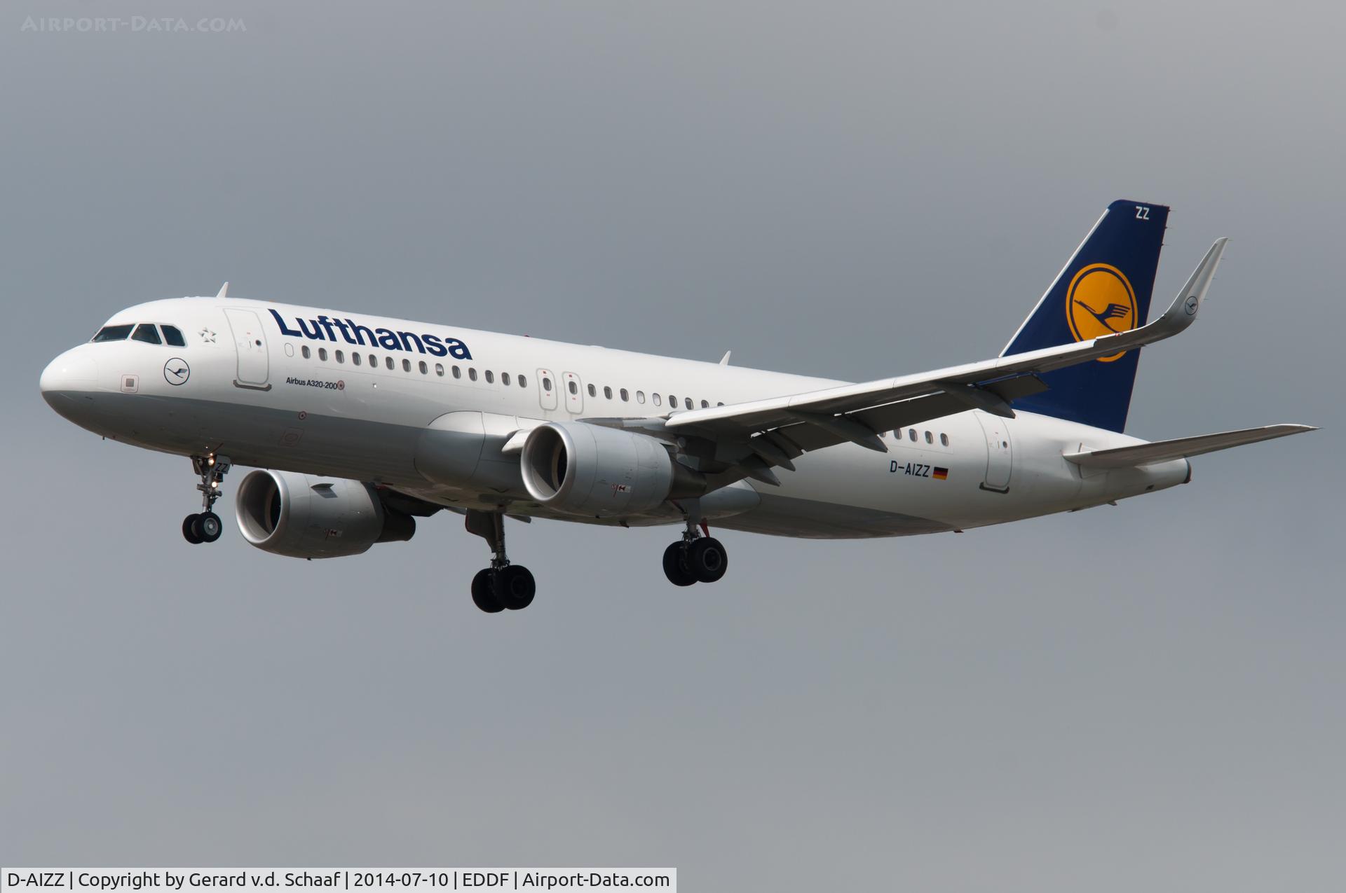 D-AIZZ, 2013 Airbus A320-214 C/N 5831, Frankfurt, July 2014