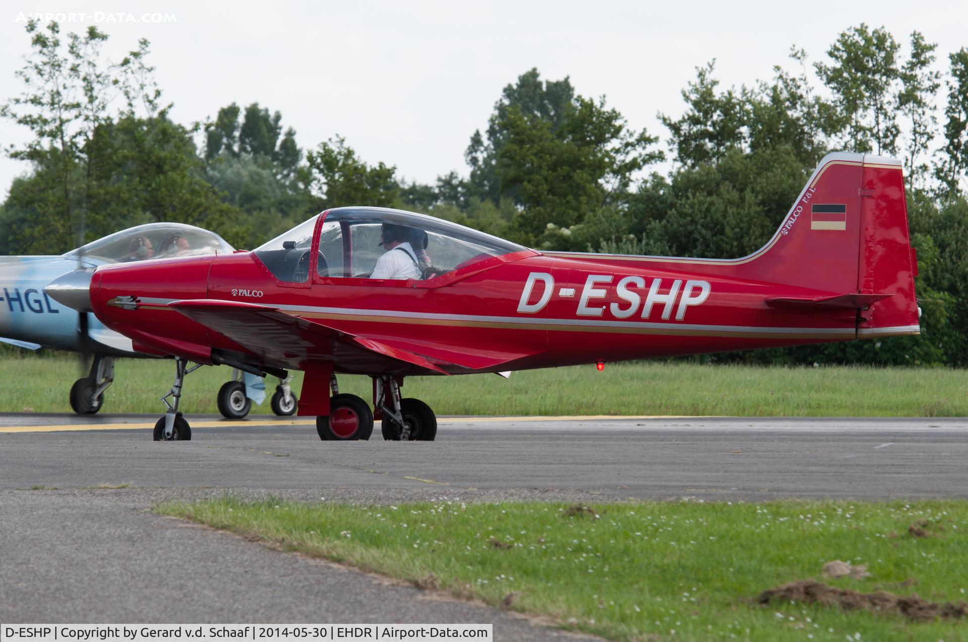 D-ESHP, 1997 Aeromere F-8L Falco III C/N 205, Drachten, May 2014
