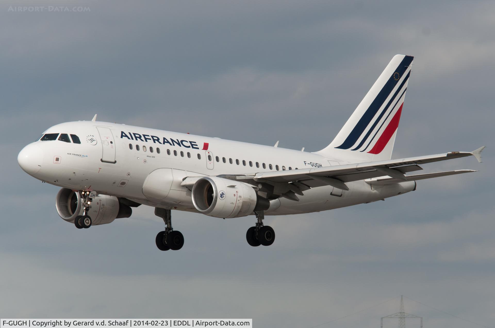 F-GUGH, 2004 Airbus A318-111 C/N 2344, Düsseldorf, February 2014