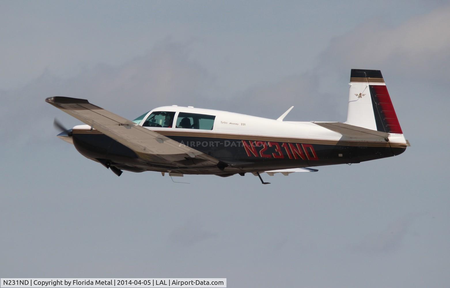 N231ND, 1979 Mooney M20K C/N 25-0207, Mooney M20K