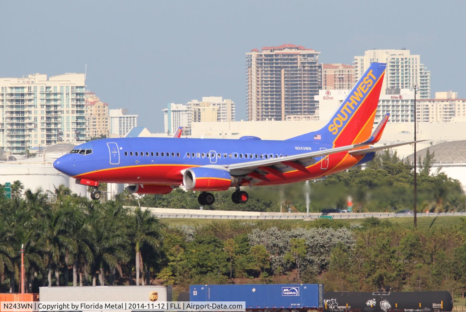 N243WN, 2006 Boeing 737-7H4 C/N 34863, Southwest
