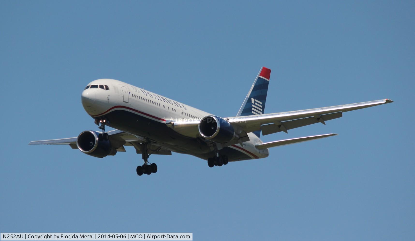 N252AU, 1990 Boeing 767-2B7 C/N 24765, US Airways