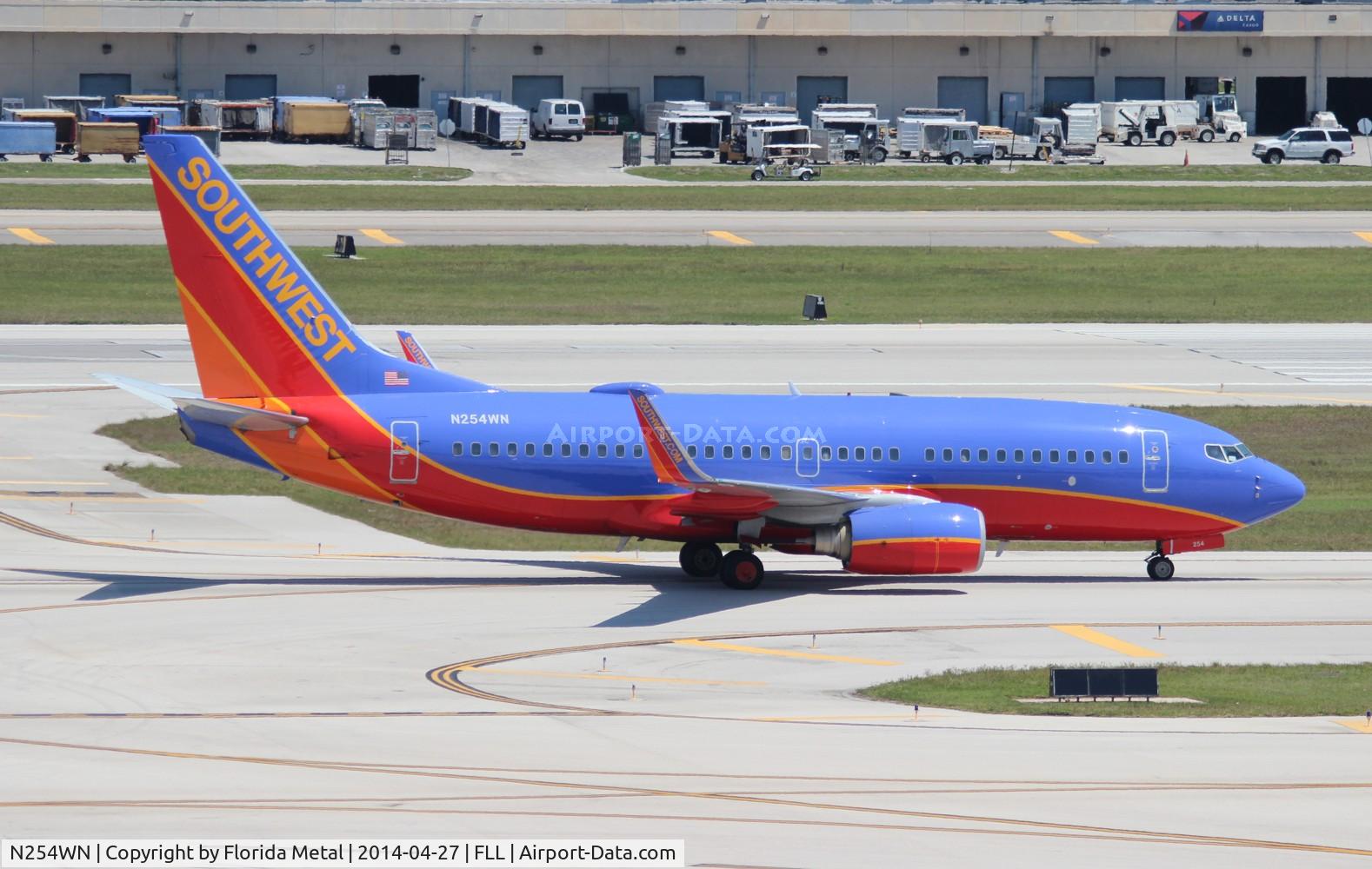 N254WN, 2006 Boeing 737-7H4 C/N 32512, Southwest