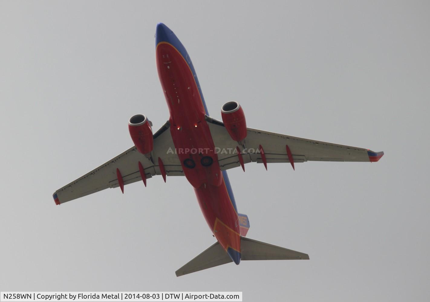 N258WN, 2006 Boeing 737-7H4 C/N 32516, Southwest
