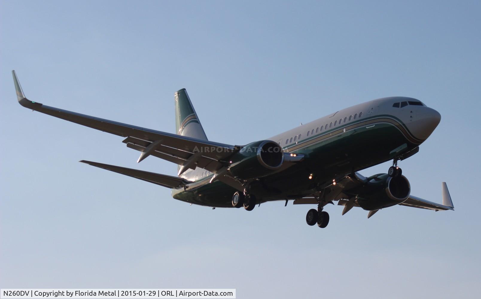 N260DV, 1998 Boeing 737-75T BBJ C/N 29142, Orlando Magic