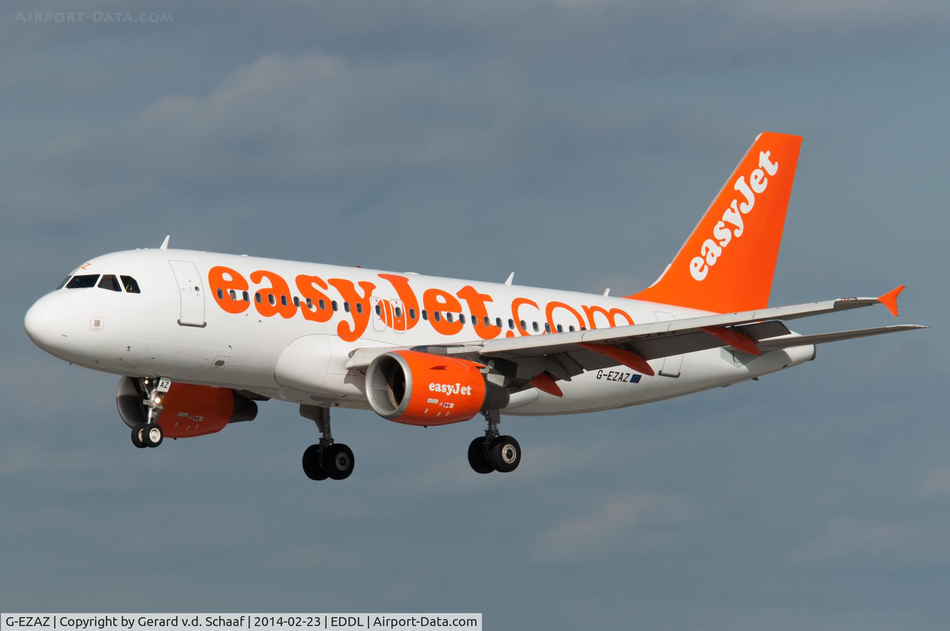 G-EZAZ, 2006 Airbus A319-111 C/N 2829, Düsseldorf, February 2014