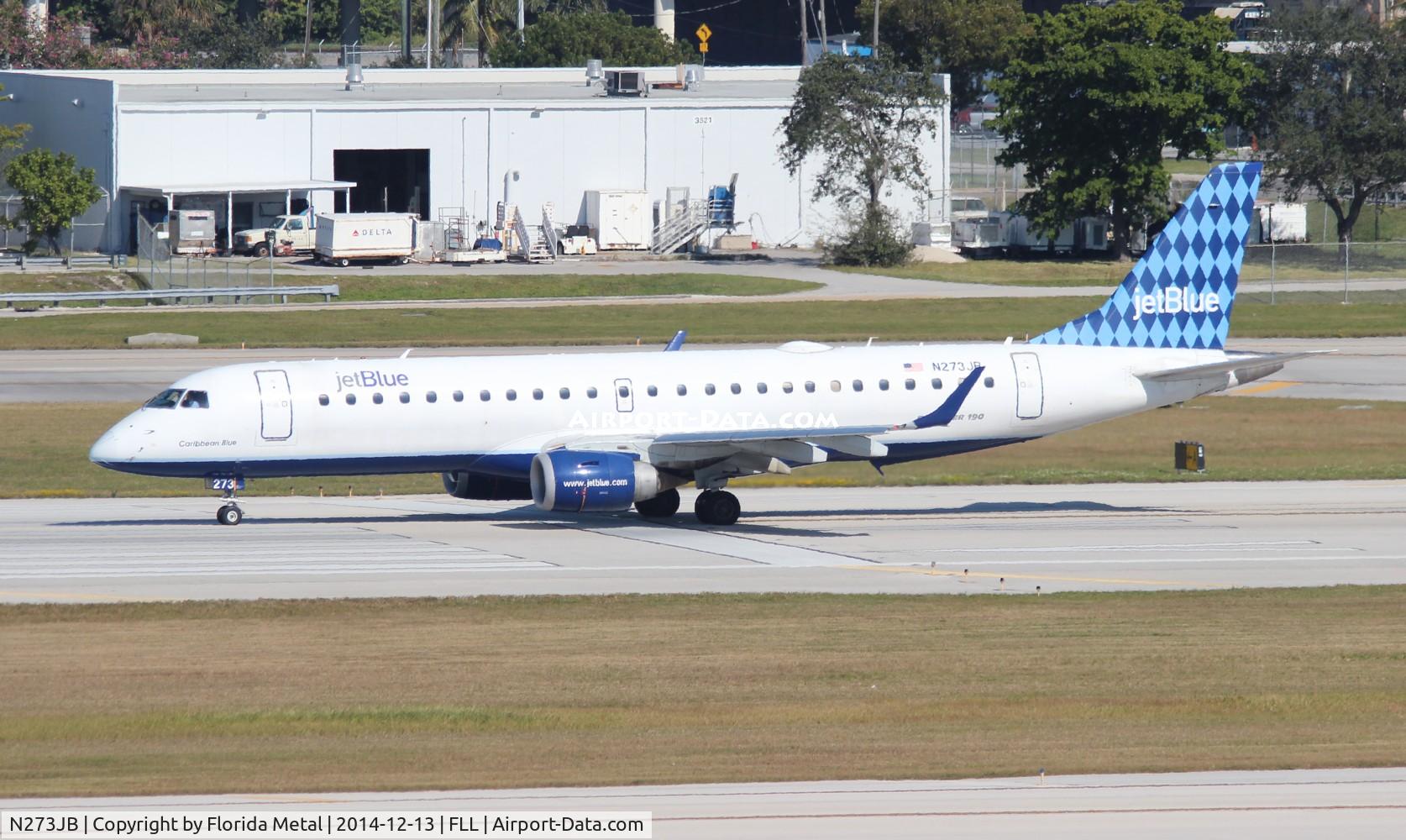N273JB, 2007 Embraer ERJ-190-100 IGW 190AR C/N 19000073, Jet Blue