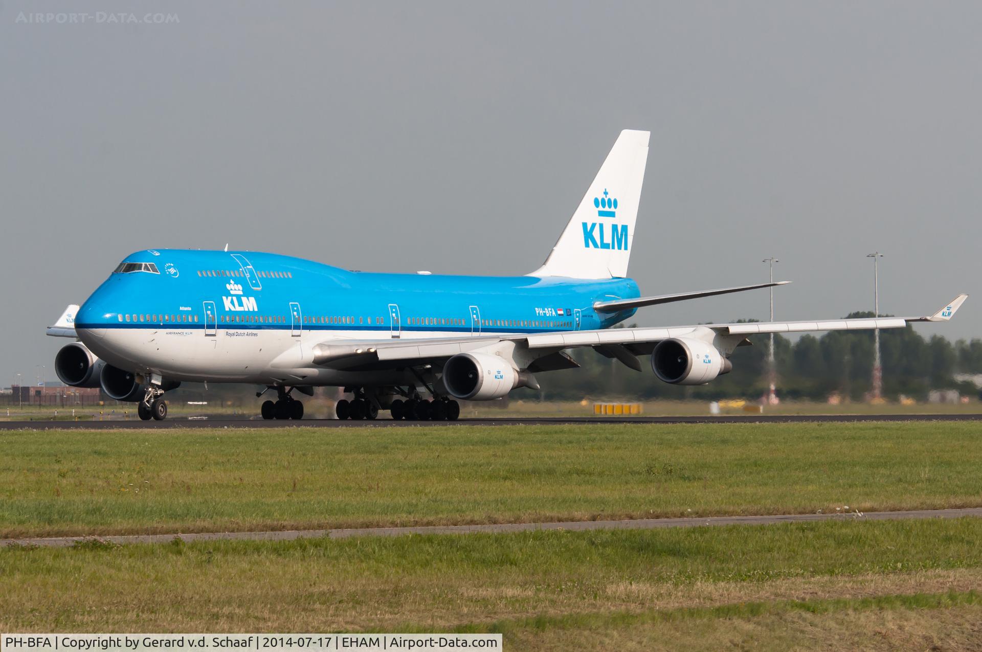 PH-BFA, 1989 Boeing 747-406 C/N 23999, Schiphol, July 2014