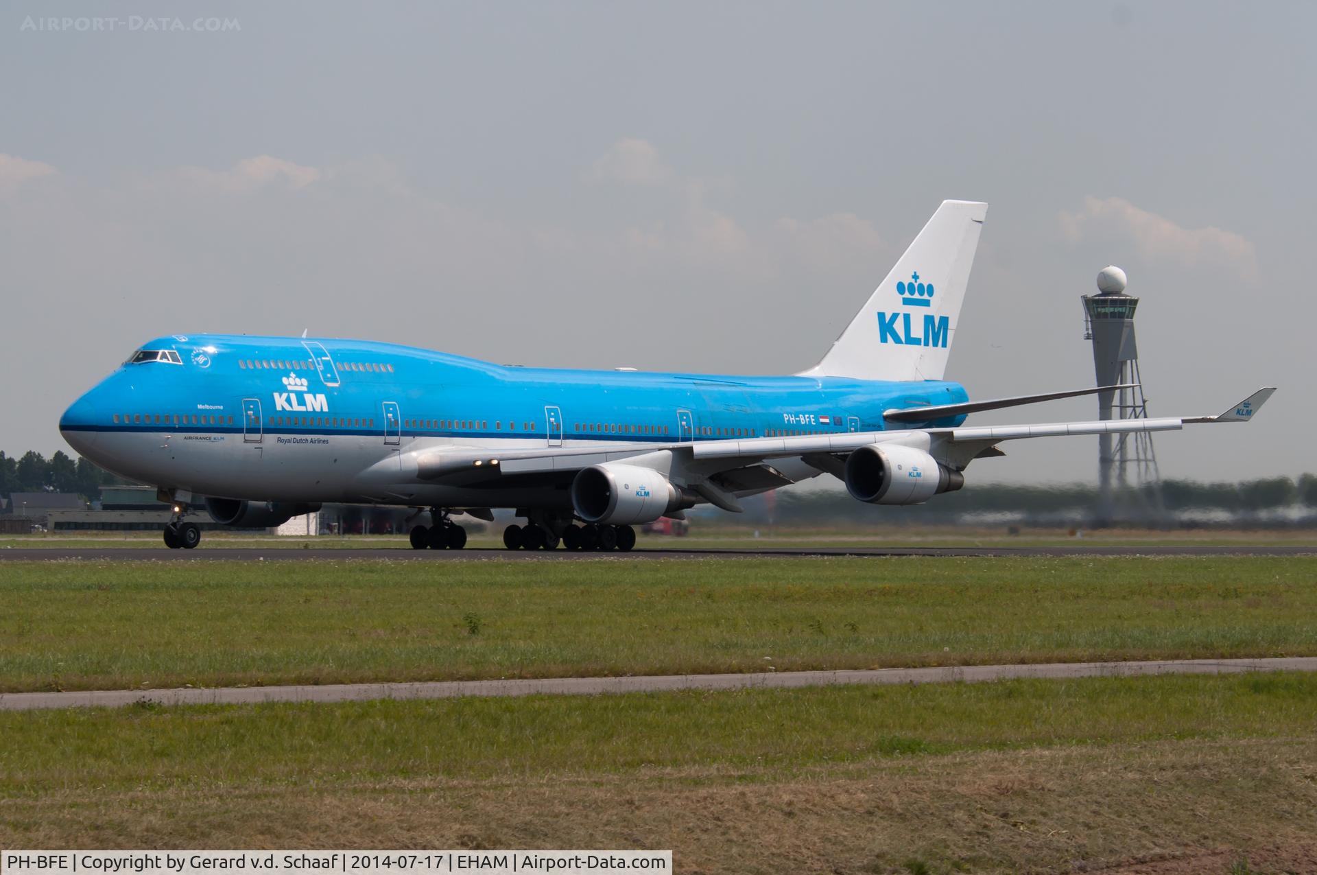 PH-BFE, 1990 Boeing 747-406BC C/N 24201, Schiphol, July 2014