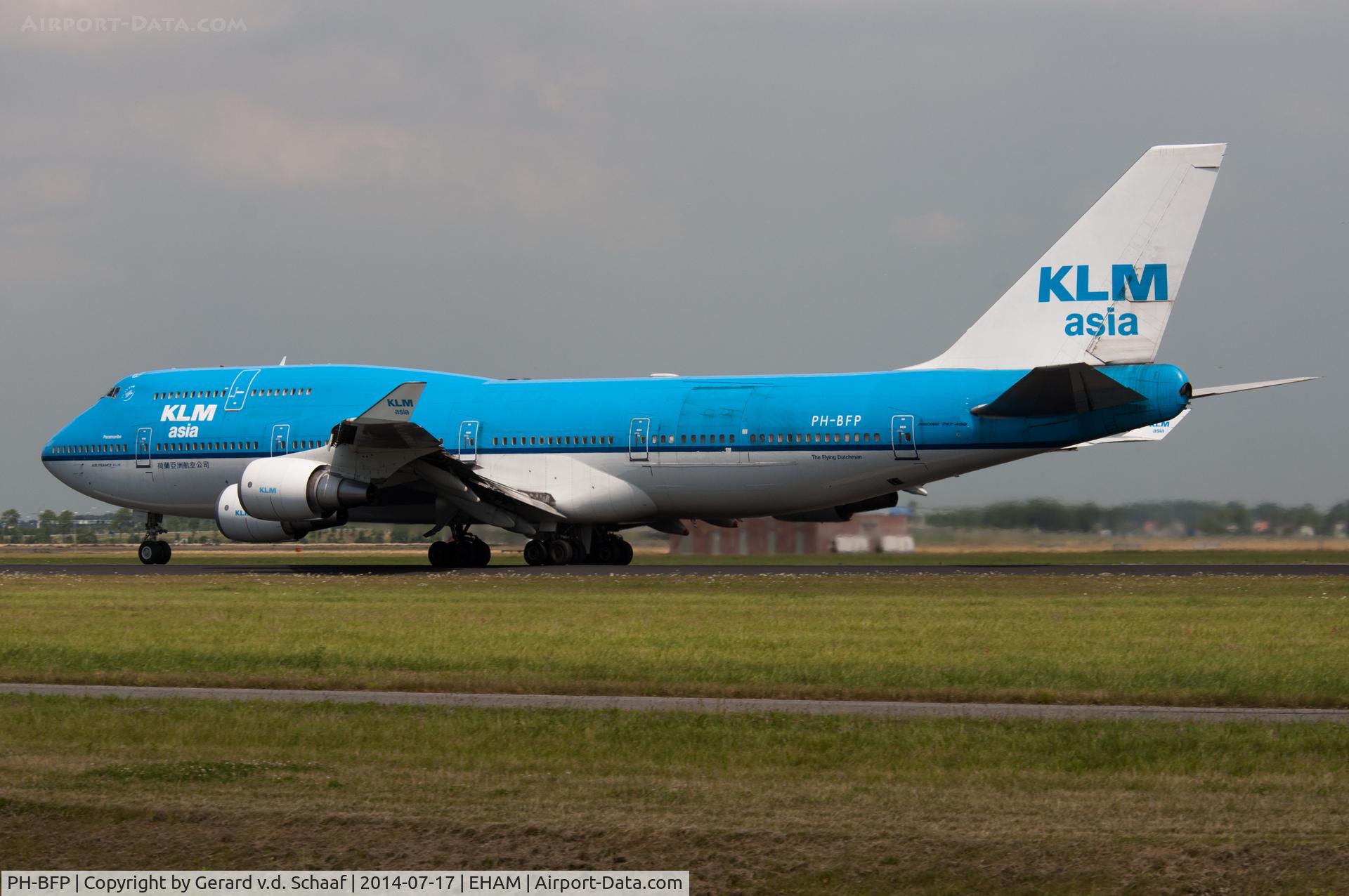 PH-BFP, 1993 Boeing 747-406BC C/N 26374, Schiphol, July 2014