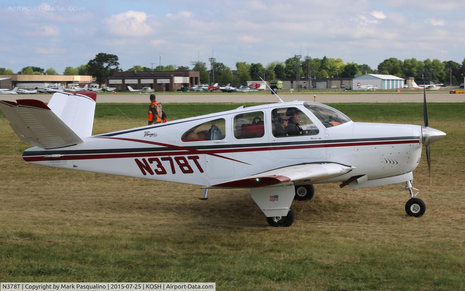 N378T, 1963 Beech P35 Bonanza C/N D-7149, Beech P35