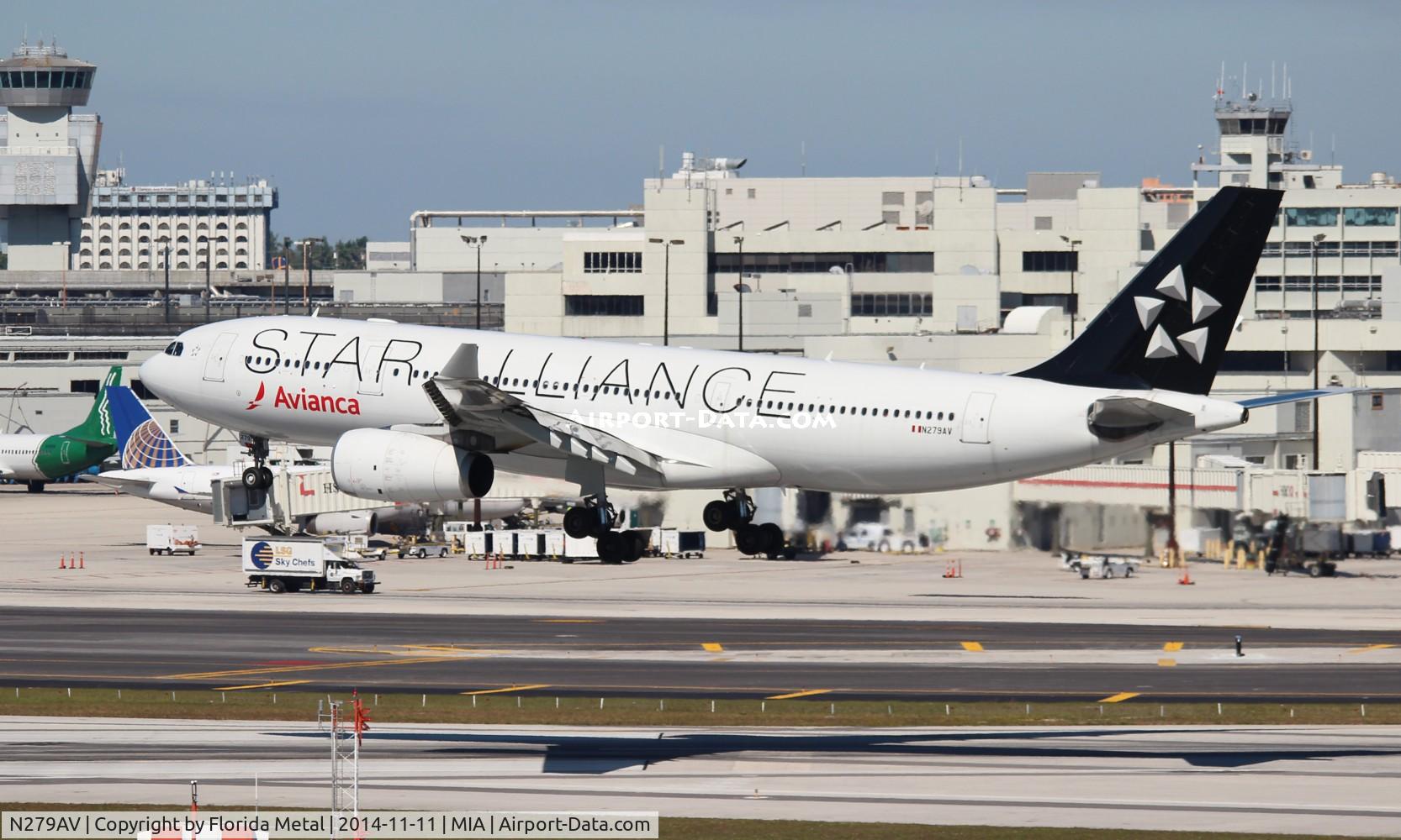 N279AV, 2011 Airbus A330-243 C/N 1279, Avianca Star Alliance