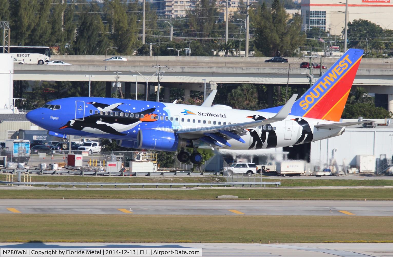 N280WN, 2007 Boeing 737-7H4 C/N 32533, Southwest Penguin One