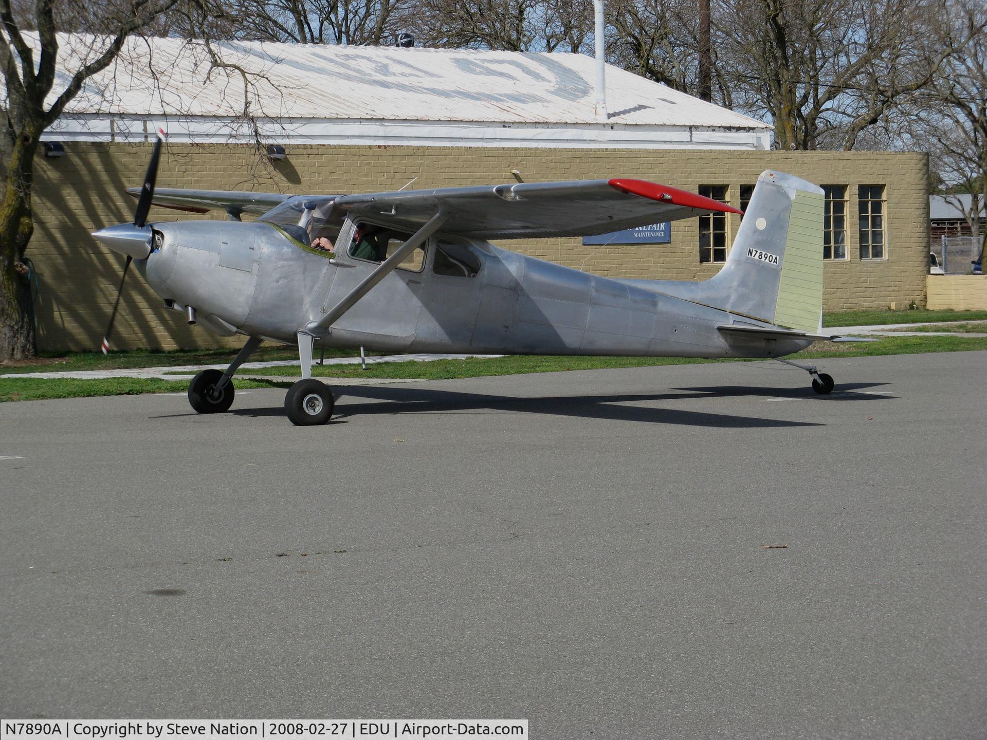 N7890A, 1957 Cessna 180A C/N 32787, Locally-based 1957 Cessna 180A @ University Airport, Davis, CA