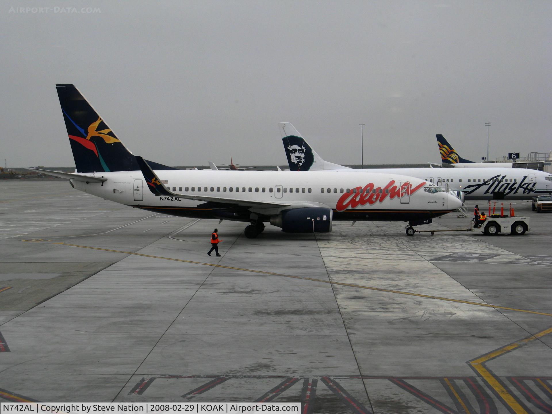 N742AL, 2001 Boeing 737-76N C/N 30830, Aloha Airlines 2001 737-76N 