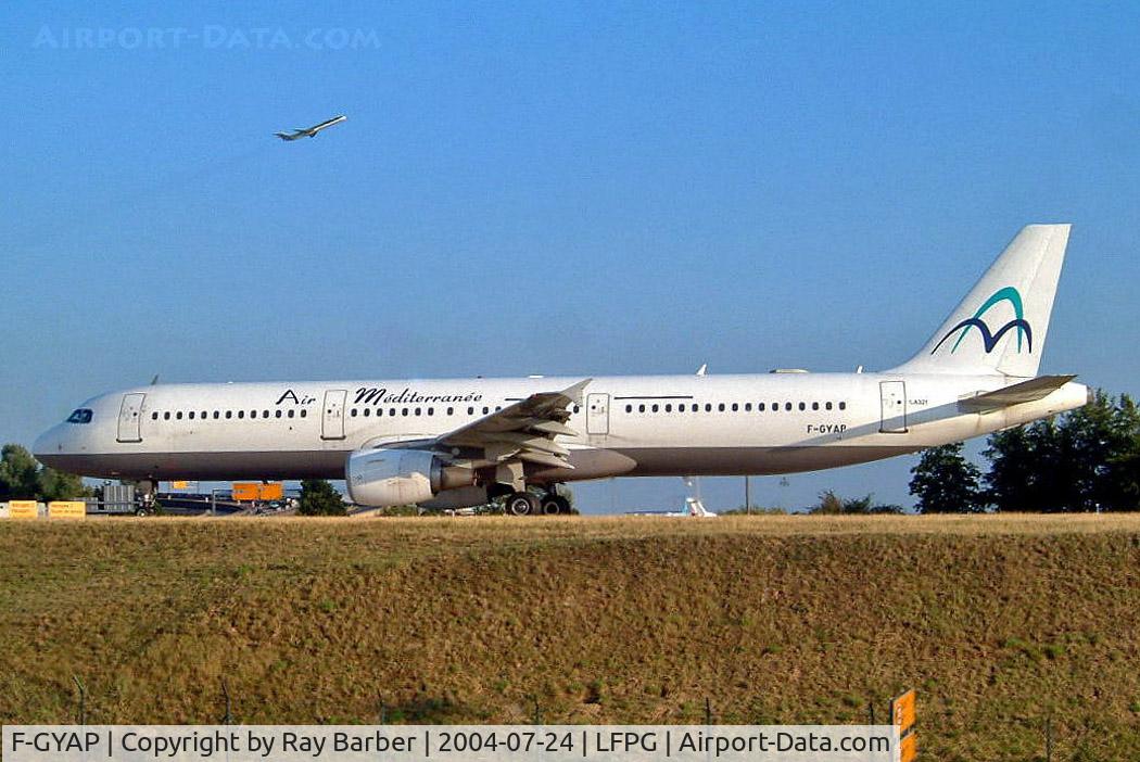 F-GYAP, 1994 Airbus A321-111 C/N 517, Airbus A321-111 [0517] (Air Mediterranee) Paris-Charles De Gaulle~F 24/07/2004