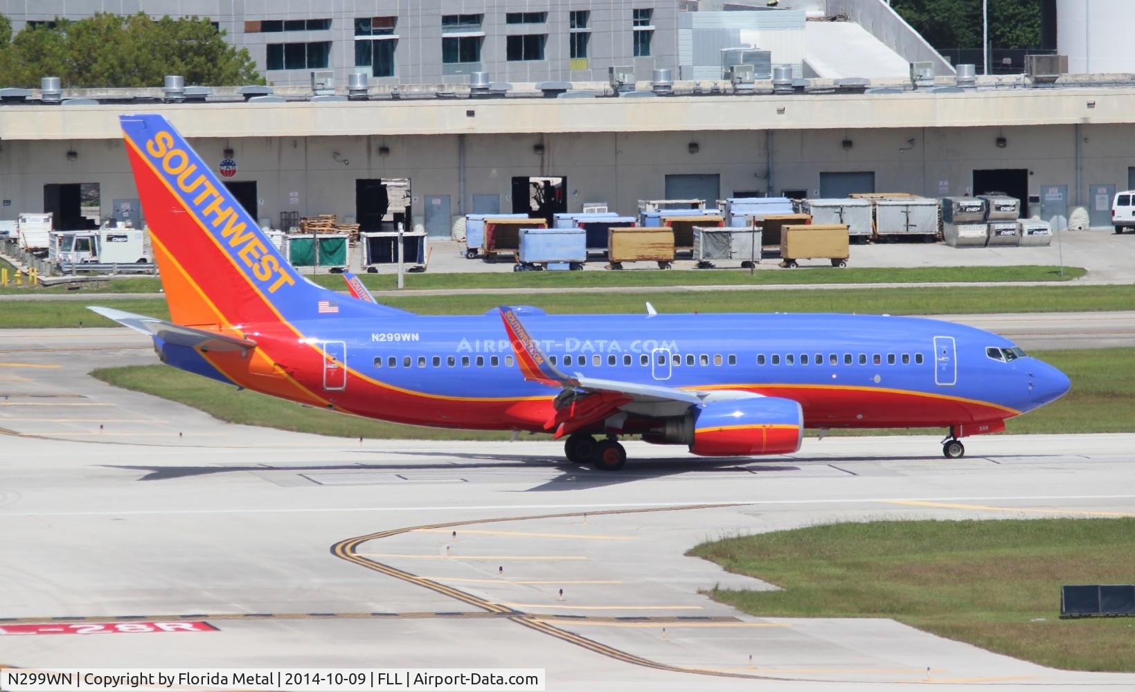 N299WN, 2007 Boeing 737-7H4 C/N 36614, Southwest