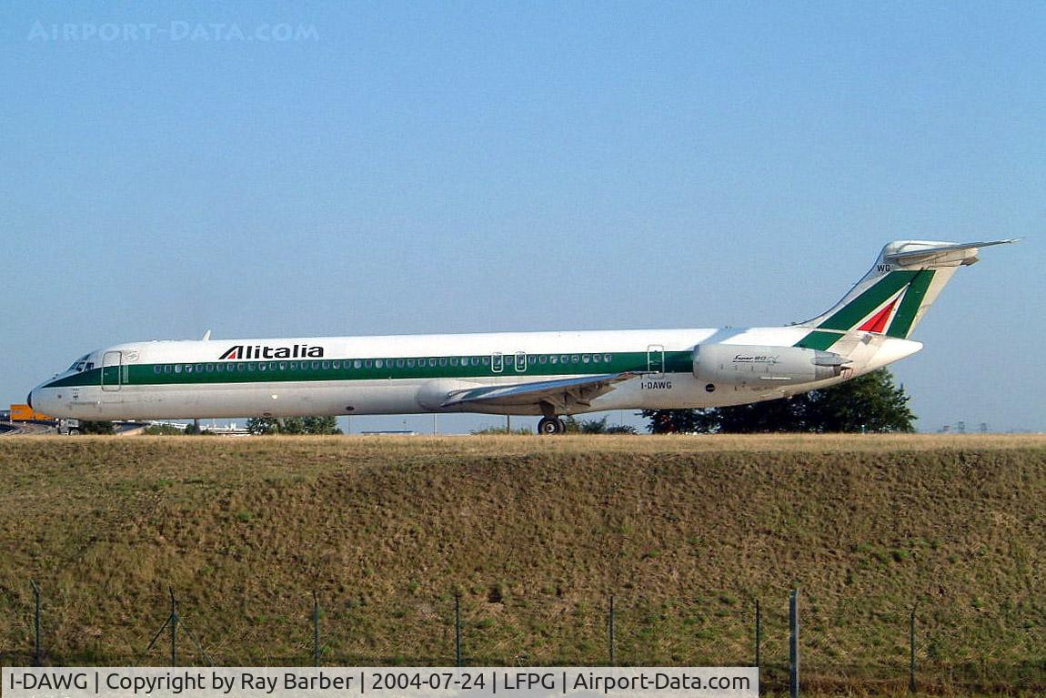 I-DAWG, 1984 McDonnell Douglas MD-82 (DC-9-82) C/N 49201, McDonnell-Douglas DC-9-82 [49201] (Alitalia) Paris-Charles De Gaulle~F 24/07/2004
