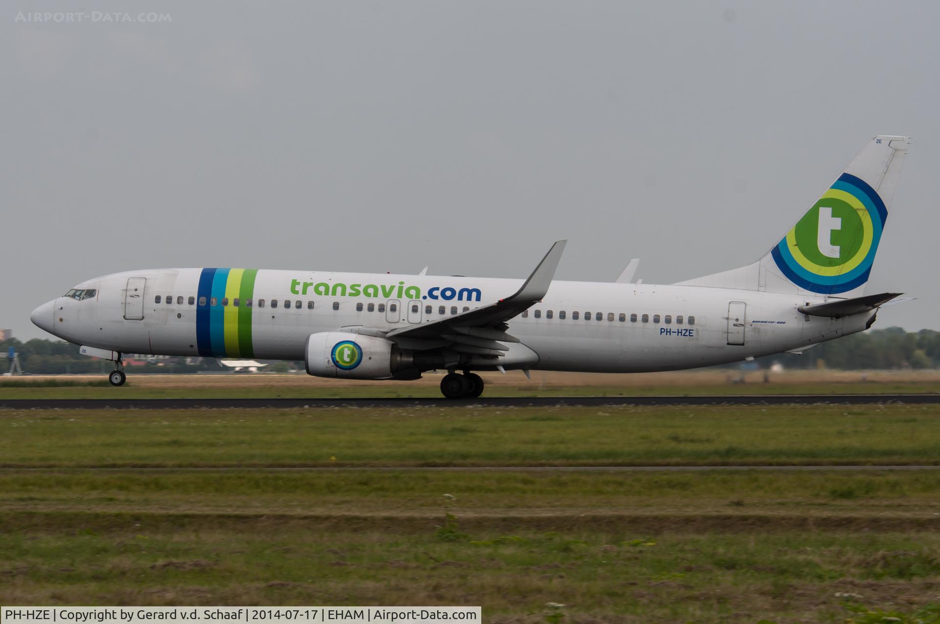 PH-HZE, 1999 Boeing 737-8K2 C/N 28377, Schiphol, July 2014