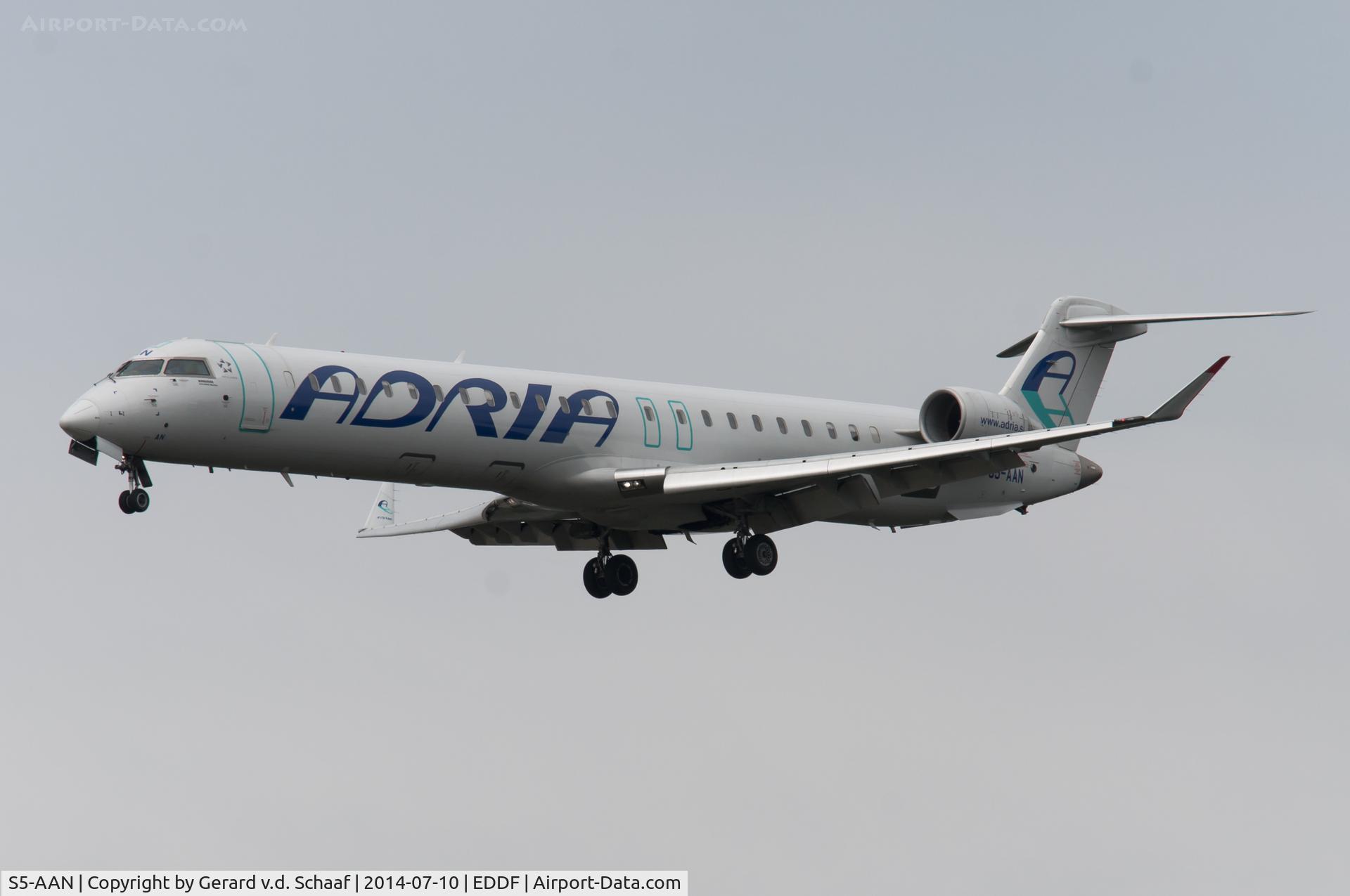 S5-AAN, 2008 Bombardier CRJ-900 NG (CL-600-2D24) C/N 15207, Frankfurt, July 2014