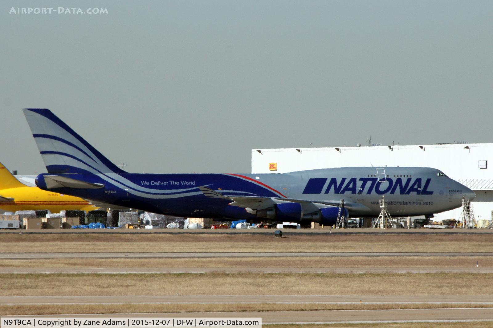 N919CA, 1991 Boeing 747-428M(BCF) C/N 25302, At DFW Ariport