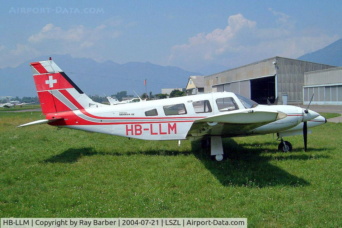 HB-LLM, 1979 Piper PA-34-200T Seneca II C/N 34-7970108, Piper PA-34-200T Seneca II [34-7970108] Locarno~HB 21/07/2004