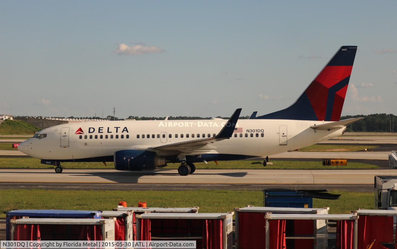 N301DQ, 2008 Boeing 737-732 C/N 29687, Delta