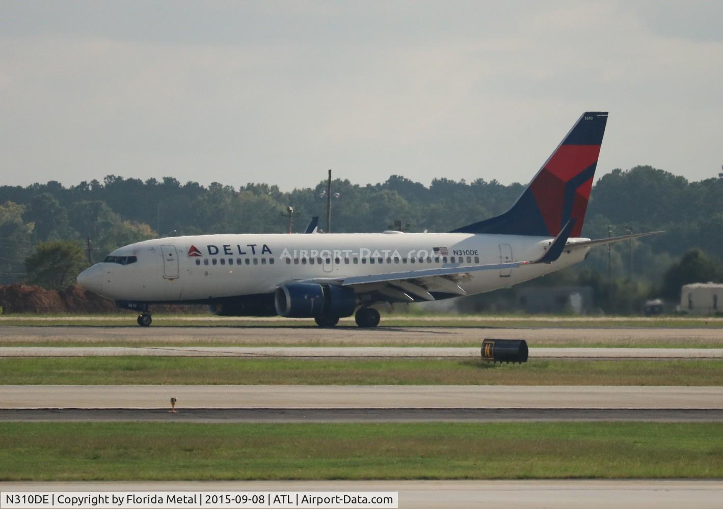 N310DE, Boeing 737-732 C/N 29665, Delta