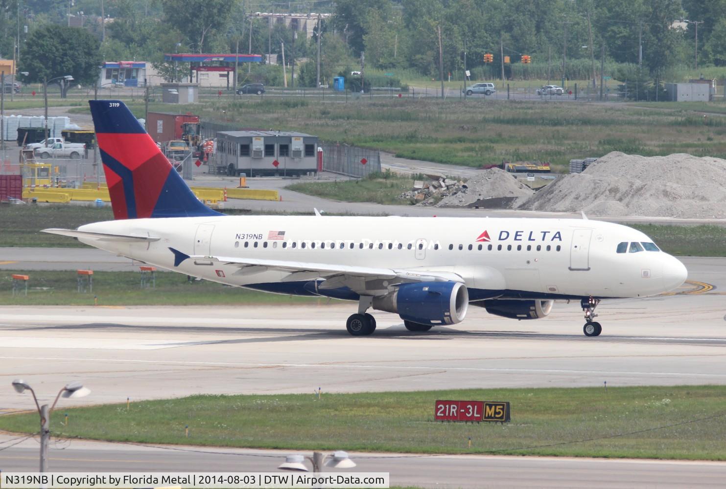 N319NB, 2000 Airbus A319-114 C/N 1346, Delta