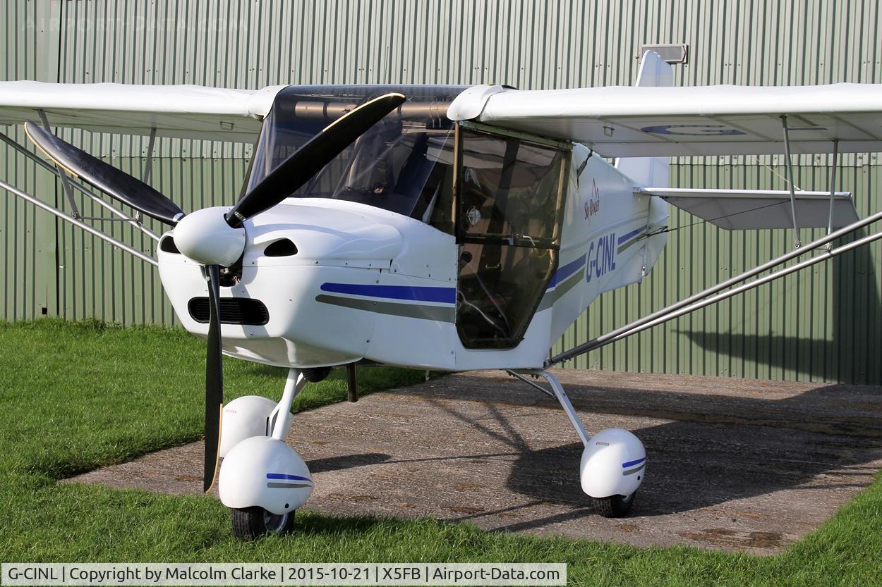 G-CINL, 2015 Skyranger Swift 912S(1) C/N BMAA/HB/647, Skyranger Swift 912S(1), a Fishburn Airfield resident, October 21st 2015.