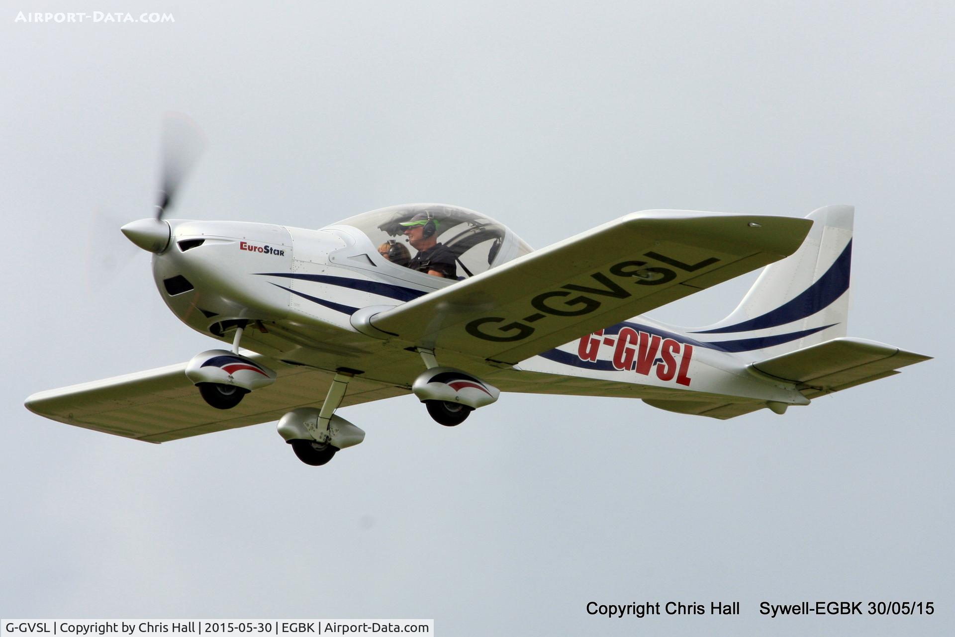 G-GVSL, 2014 Evektor-Aerotechnik EV-97 Eurostar SL C/N LAA 315B-15288, at Aeroexpo 2015
