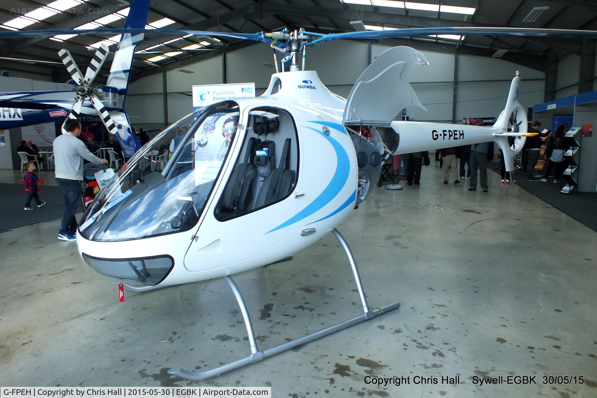 G-FPEH, 2015 Guimbal Cabri G2 C/N 1093, at Aeroexpo 2015